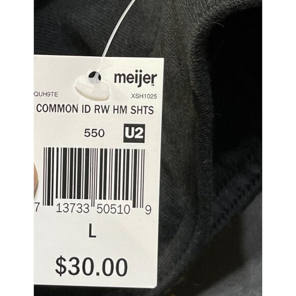 New Common Identity Shorts Size L Large Black Sweat Athletic Men's Pull-On - Picture 4 of 6